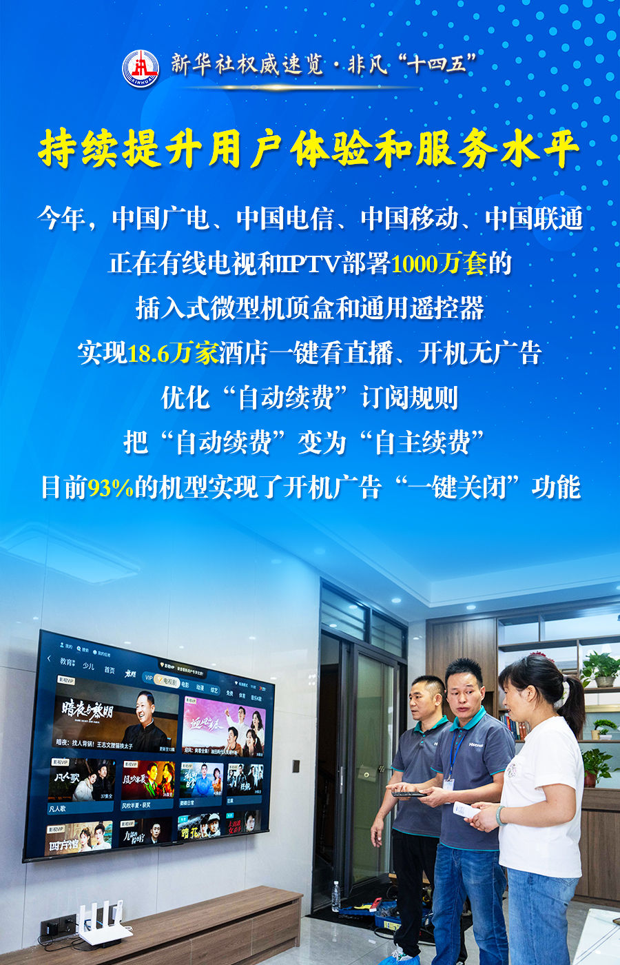 傳播黨的聲音、服務(wù)人民群眾，廣播電視和網(wǎng)絡(luò )視聽(tīng)行業(yè)五年成績(jì)單來(lái)了