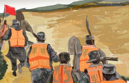 抗洪子弟兵紀實(shí)漫畫(huà)