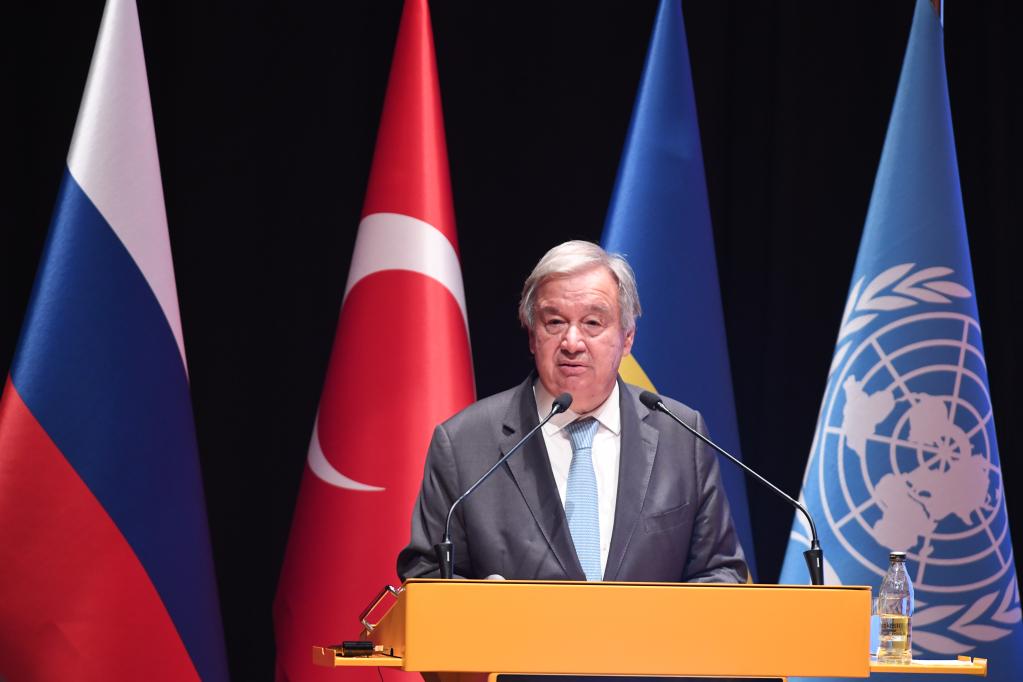 古特雷斯：更多糧食和化肥從烏俄運出有助于平穩大宗商品市場(chǎng)