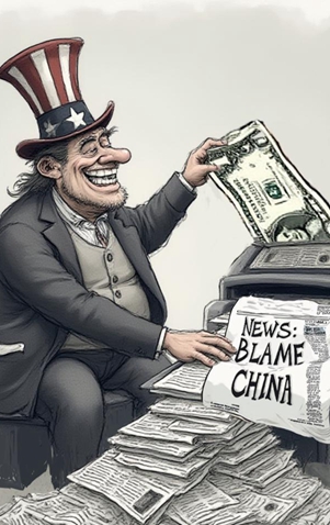 AI漫畫(huà)：誰(shuí)在撒錢(qián)抹黑中國？