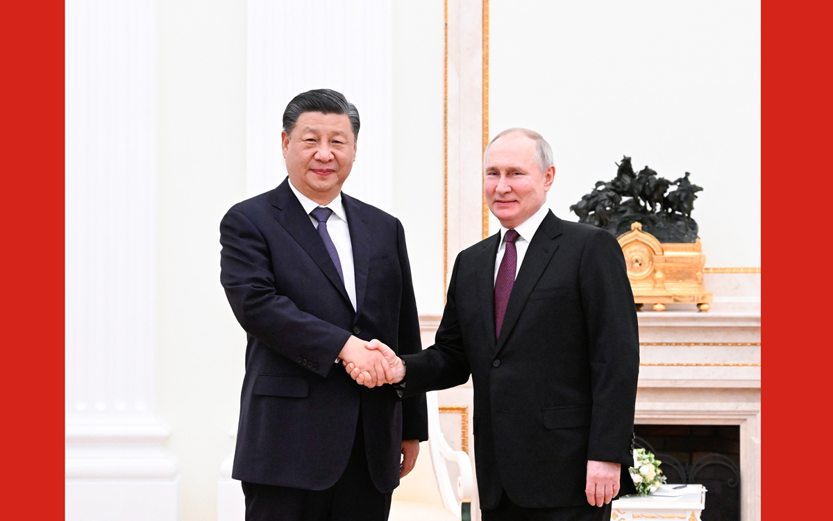 習近平會(huì )見(jiàn)俄羅斯總統普京