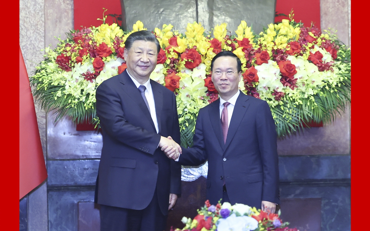 習近平同越南國家主席武文賞舉行會(huì )談