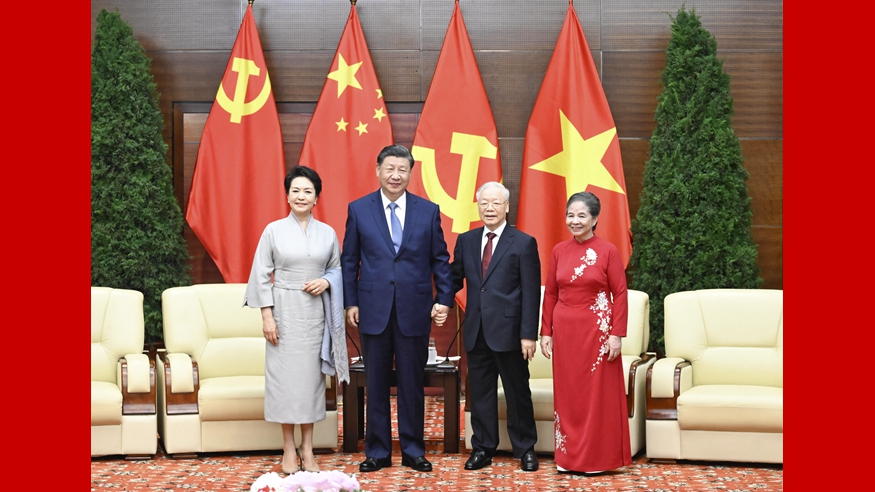 高清大圖｜習近平總書(shū)記圓滿(mǎn)結束對越國事訪(fǎng)問(wèn)